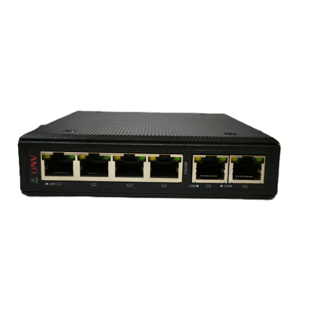Switch Industrial 6 port Full Gigabit Ethernet