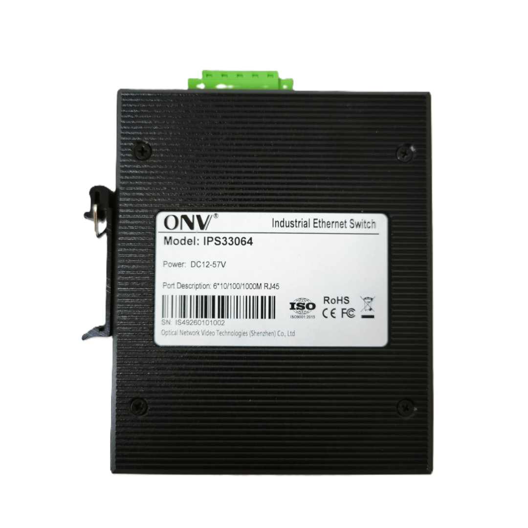 Switch Industrial 6 port Full Gigabit Ethernet